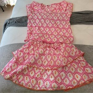 Marea brand top and skirt SET, 2 pieces. Beach resort vibe. Casual and comfy.